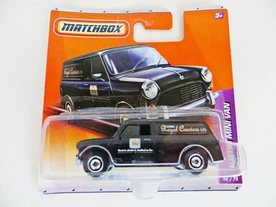 MATCHBOX 48/75 '1965 AUSTIN MINI VAN' NEGRO. TARJETA CORTA SIN USAR, EN CAJA/CARDADA/ Foto 1 de 4