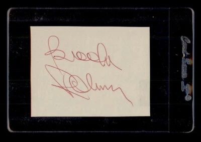 BROOKS ROBINSON SIGNED CUT AUTOGRAPH BALTIMORE ORIOLES HOF - Image 1 of 2