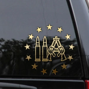 2A Ammo Rifles 2nd Amendment NRA Vinyl Decal Sticker - Picture 1 of 2