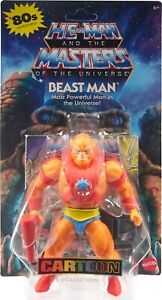 Masters of the Universe Origins Toy, Cartoon Collection Beast-Man Action Figure,