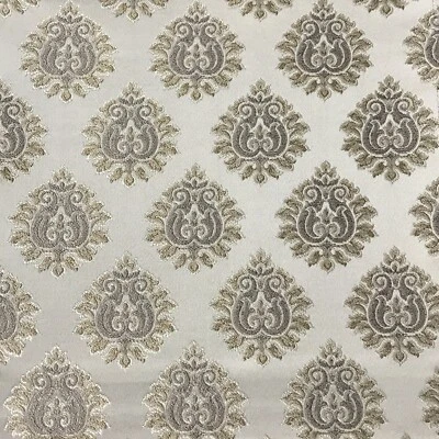 Premium Damask Motif Jacquard, 54" Wide, for Upholstery Curtain Craft, by Yard - Image 1 of 4