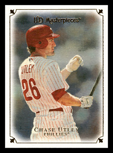 2007 Upper Deck Masterpieces Chase Utley  #33 Centered Mint