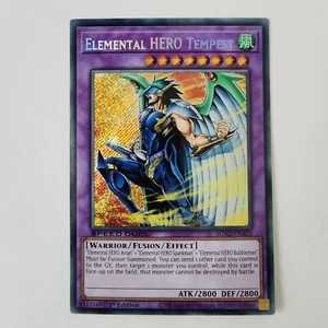 Elemental HERO Tempest - SGX2-ENA21 - NM - Secret Rare - 1st ed - Yugioh - Picture 1 of 2