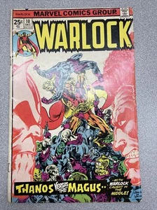 Warlock #10 Marvel Comics 1975 Thanos vs Magus Adam Warlock Bronze Age Key vtg - Picture 1 of 14