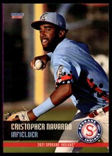 2021 Choice Cristopher Navarro Rookie Spokane Indians A Colorado Rockies