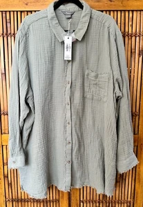 Set pantaloni e top donna Natural Reflections nuovi con etichetta SeaGrass 100% cotone Bass Pro 2X - Foto 1 di 7