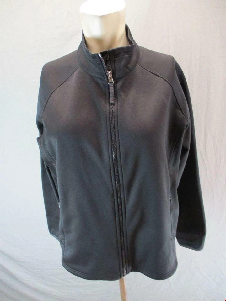 Chaqueta deportiva Tri-Mountain talla L para mujer negra con cremallera completa con bolsillos 6G306 Foto 1 de 4