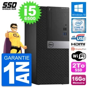 PC tour DELL OptiPlex 3040 Intel i5-6500 RAM 16Go SSD 2To HDMI Windows 10 Wifi - Bild 1 von 7