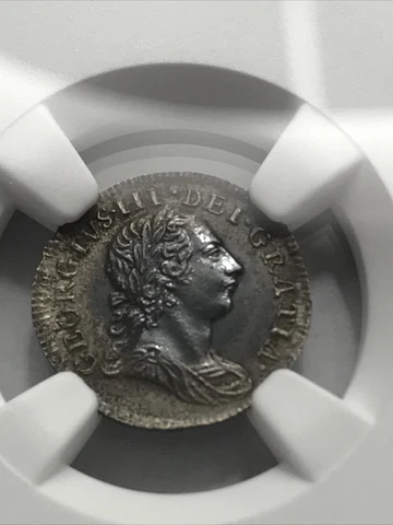 1772 Great Britain Silver 2P Two Pence Maundy 2P Coin NGC UNC Cover