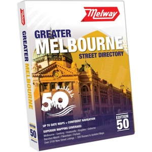 2024 MELWAY Melbourne Street Directory Edition 50 NEW - Picture 1 of 3