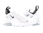 Nike Air Max 270 (PS) Size 11C White/Black Little Kids Running Shoes AO2372-100