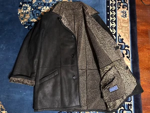 VTG Joseph&Lyman REAL Shearling Sheepskin, Coat Jacket Parka Overcoat 40-fits L - Picture 1 of 18