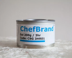 PAQUETE DE 24 DESECHABLES PLATO DE ROZADO GEL COMBUSTIBLE LATA 3H QUEMAR PARA SARTENES DE ALIMENTOS CATERING - Imagen 1 de 2