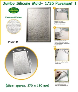 J's Work Jumbo Silicone Mold for 1/35 Pavement Ver. 1 - Picture 1 of 1
