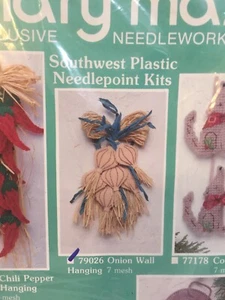 Onion Wall Hanging Plastic Canvas Kit Mary Maxim  - Picture 1 of 4