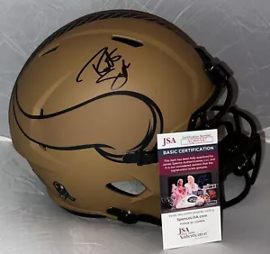 Robert Smith signed Minnesota Vikings 2023 Salute To Service F/S helmet JSA - Picture 1 of 2