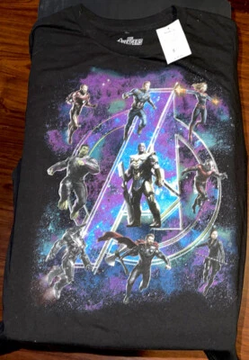 Camiseta Avengers Endgame Marvel Oficial Niños Talla XL Thanos, Thor, Iron Man Foto 1 de 4