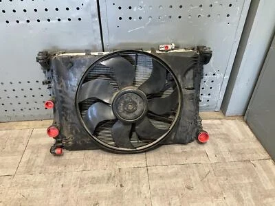2015 Mercedes C250 Radiator Condenser Intercooler Fan Set Factory OEM Part - Image 1 of 4