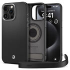 For Apple iPhone 15 Pro Max Case | Spigen [Enzo] Luxury Leather Cover