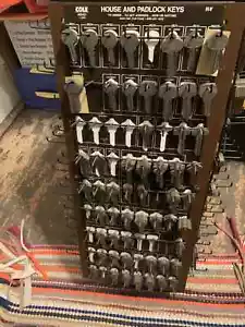 Vintage LOCKSMITH Key BLANKS MOSTLY COLE BRAND FOR OTHER MANUFACTURERS LOCKS - Picture 1 of 19