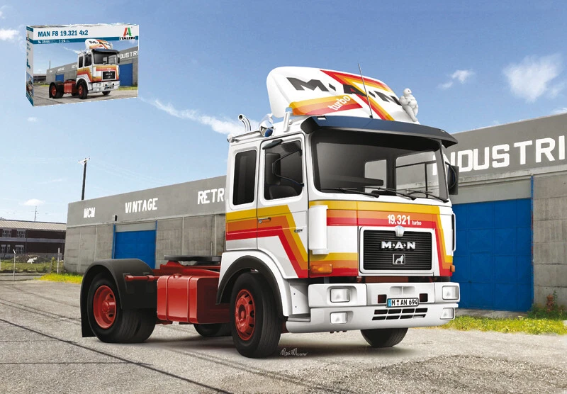 Italeri MAN F8 19.321 4x2 KIT 1:24 - Immagine 1 di 1