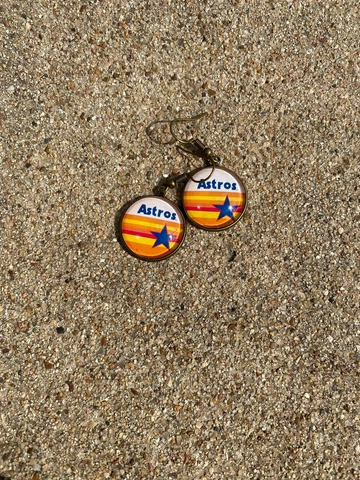 Houston Astros Dangle Earrings Cover