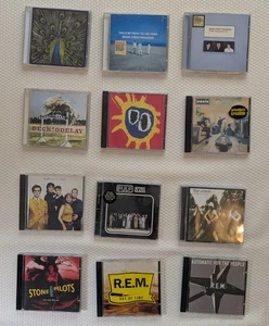Job lot x12 UK & US Indie, Rock, Albums on CD inc Oasis, Pulp, Manics & REM - Picture 1 of 3