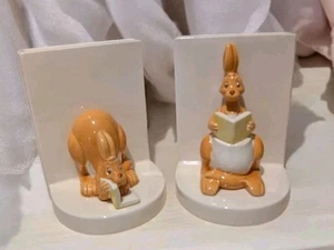 Vintage Kangaroo Bookends Figurines Set of 2 UC&GC Japan Roo Disney Character - Picture 1 of 13
