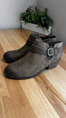 Botines Clark’s para mujer Charlten Rae de cuero topo talla 9 boho occidental nuevos sin caja Foto 1 de 4