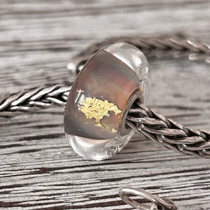 TROLLBEADS LE 22K Gold Rush Australia LAA 925S NEW! RARE Pastel Rainbow Swirl - Picture 1 of 11