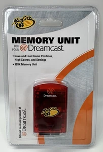 Unidad de tarjeta de memoria MadCatz totalmente nueva en embalaje al por menor para Sega Dreamcast roja - Imagen 1 de 2