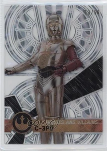 2017 Star Wars High Tek Heroes & Villains of The Force Awakens /50 C-3PO z7j - Picture 1 of 3