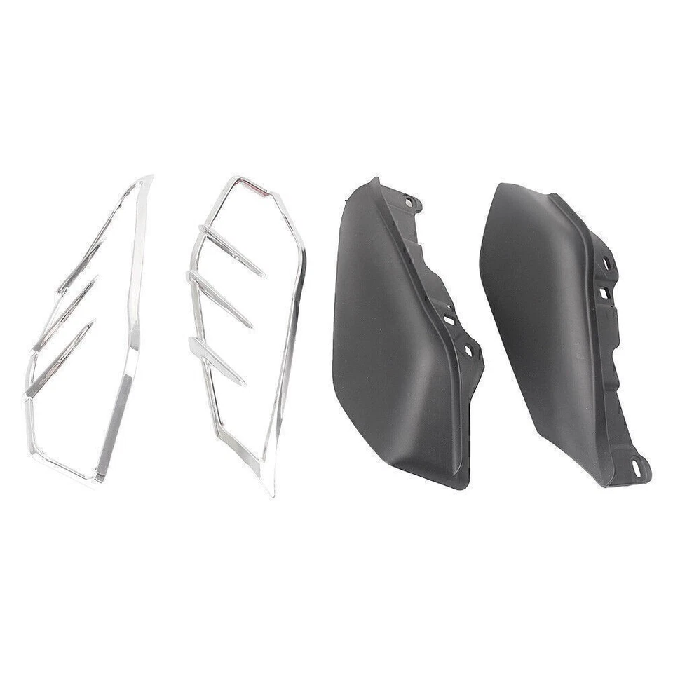 2x Mid-Frame Seat Engine Heat Deflectors Trim Fit Harley Touring 2009-16 - Image 1 of 4