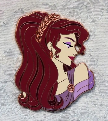 DISNEY MEGARA PROFILE JUMBO LE FANTASY PIN HERCULES ARCHIBALD PINS - Image 1 of 2