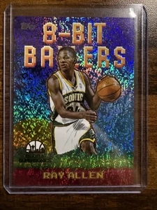 2025-26 Topps 8 Bit Ballers Gold Ray Allen /50 SuperSonics - Bild 1 von 3
