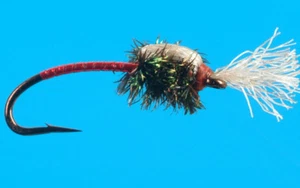 Bloodworm Emerger, 6 pcs. size 18 - (CLOSEOUT) - Picture 1 of 1