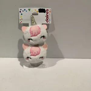 Claire’s Club Unicorn Hair Clips Girls Novelty Hair Clips - Picture 1 of 3