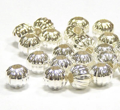 3000 Filigran Metallperlen Spacer 3mm Silber Zwischenperlen Großhandel F187#10 - Bild 1 von 3