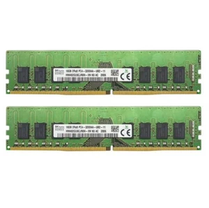 Hynix 32GB (2X16GB) DDR4 3200MHz PC4-25600 2RX8 UDIMM Memory Ram HMA82GU6CJR8N - Picture 1 of 6