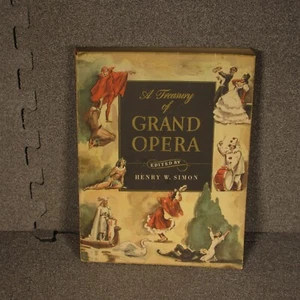 A Treasury of Grand Opera Softcover Edited by Henry Simon 1946 Sheet Music - Imagen 1 de 6