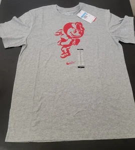 Nike Tee NCAA Ohio State Buckeyes Mascot T-shirt Medium - Picture 1 of 6
