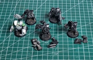 Warhammer 40k Ork Nobz Metal OOP - Picture 1 of 1