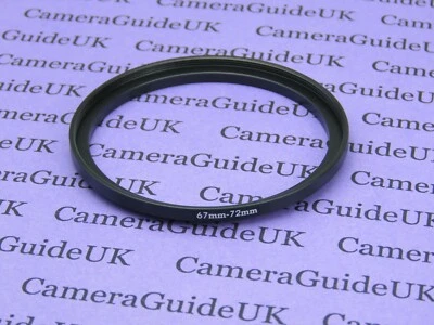 67mm to 72mm Male-Female Stepping Step Up Filter Ring Adapter 67mm-72mm  - Image 1 of 2
