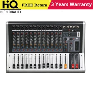 12 Channel PRO Mixer with Effects Power Mixer Bluetooth Audio Mixer for Stage - Picture 1 of 1