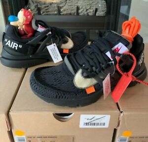 nike off white presto box