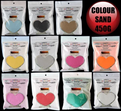 Bulk 12x Premium Quartz Wedding Coloured Sand 450g (5.4kg) - image 1 of 3