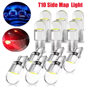 10x T10 W5W 194 168 501 LED Interior Bulb License Plate Light Side Map Lamp - Picture 1 of 19