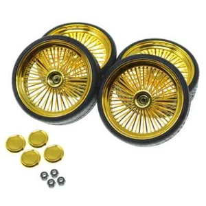 Redcat Racing Gold 26 Wire Wheel & Tire Set RER19793 - Picture 1 of 1