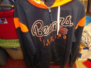 Chicago Bears XL Hoodie Sweatshirt full zip - Picture 1 of 6