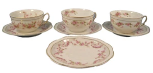 3 Z S & Co Bavaria Cups & 4 Saucers ZSC4 Pattern 508 Scherzer (O2) AS IS - Picture 1 of 12